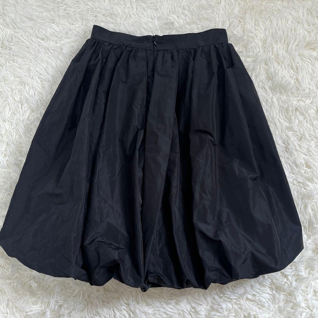 Patou パトゥ　バルーンスカート 34 XS ブラック　膝丈