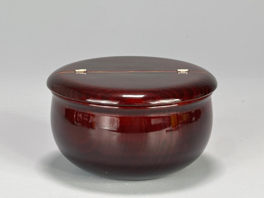 日本茶道具　茶器　棗　老松