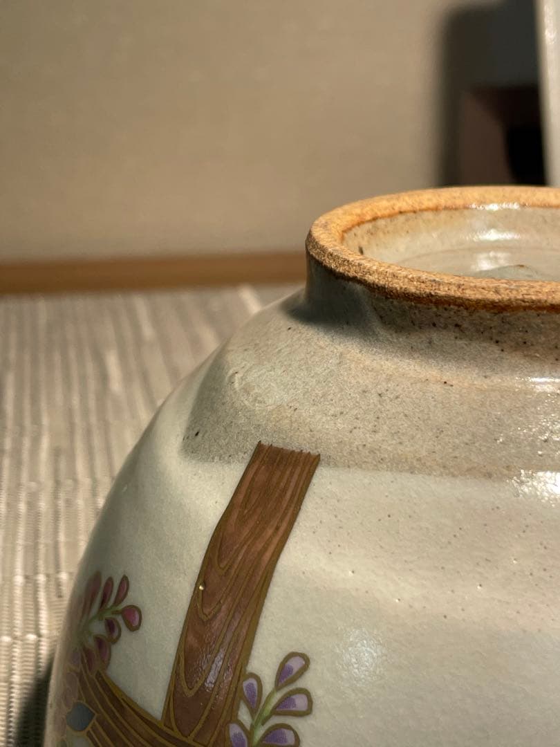 129桑野むつ子 京都 御所の花十二ヶ月【5月 藤の花】抹茶