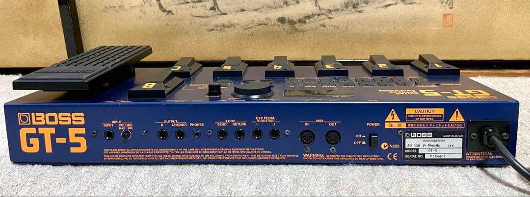BOSS GT-5 ギターマルチエフェクター
