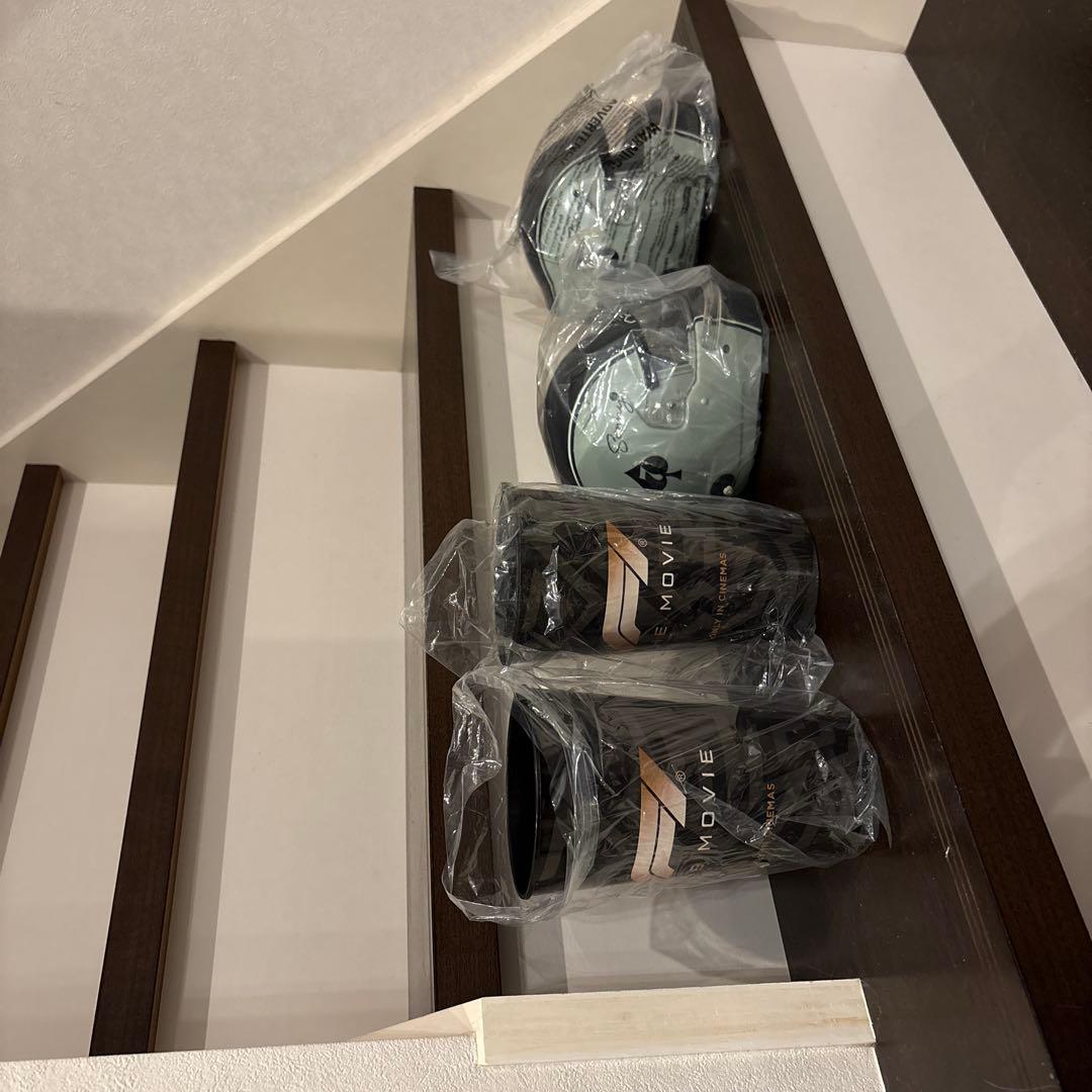 ブラッドピット主演F1エフワン ドリンクカップ×2コセット(ストロー付き)