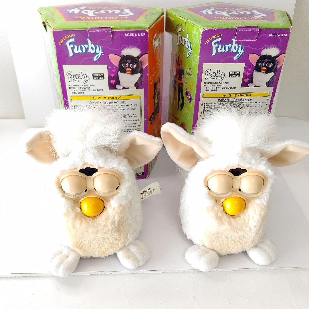 にこ様　ゼブラ柄　タカラトミー　ファービー　英語版　1998年　希少　レア