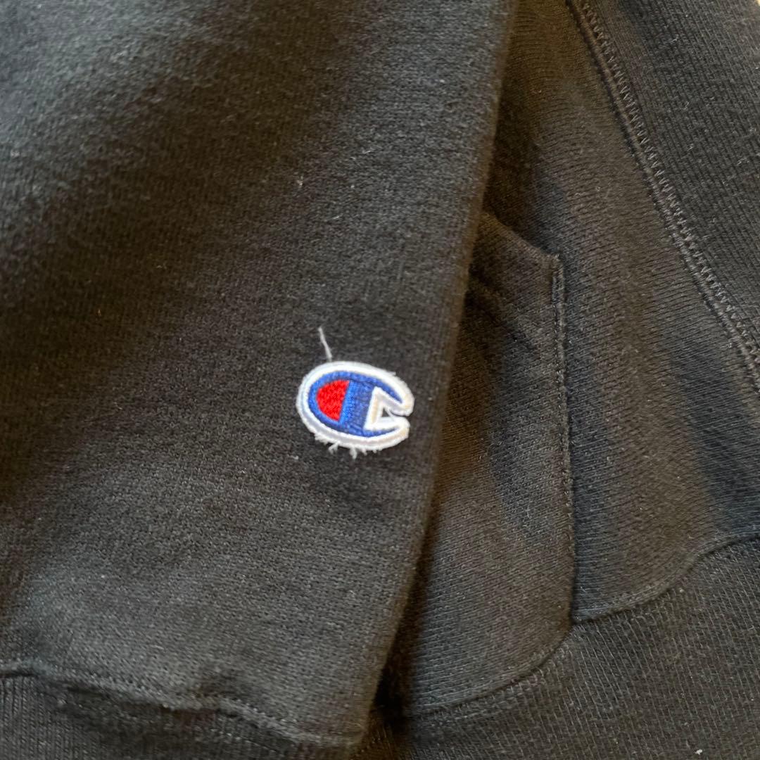 MOMA Champion Black Hoodie モマ チャンピオン 黒 M