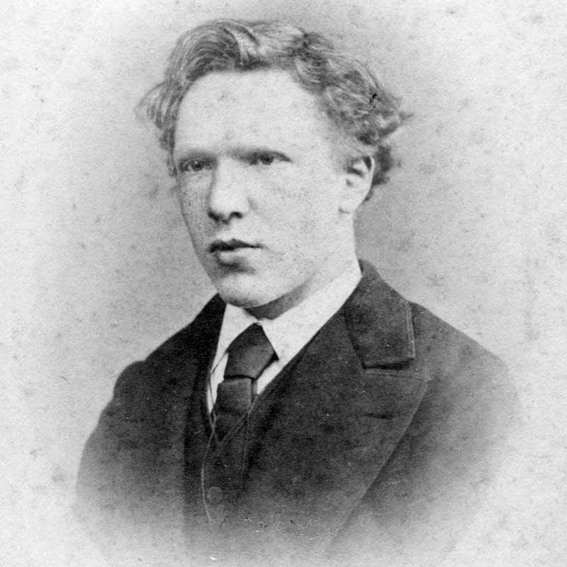 額装品/丘を抜ける道の2本のポプラ/ゴッホ/ポスター/アート/インテリア