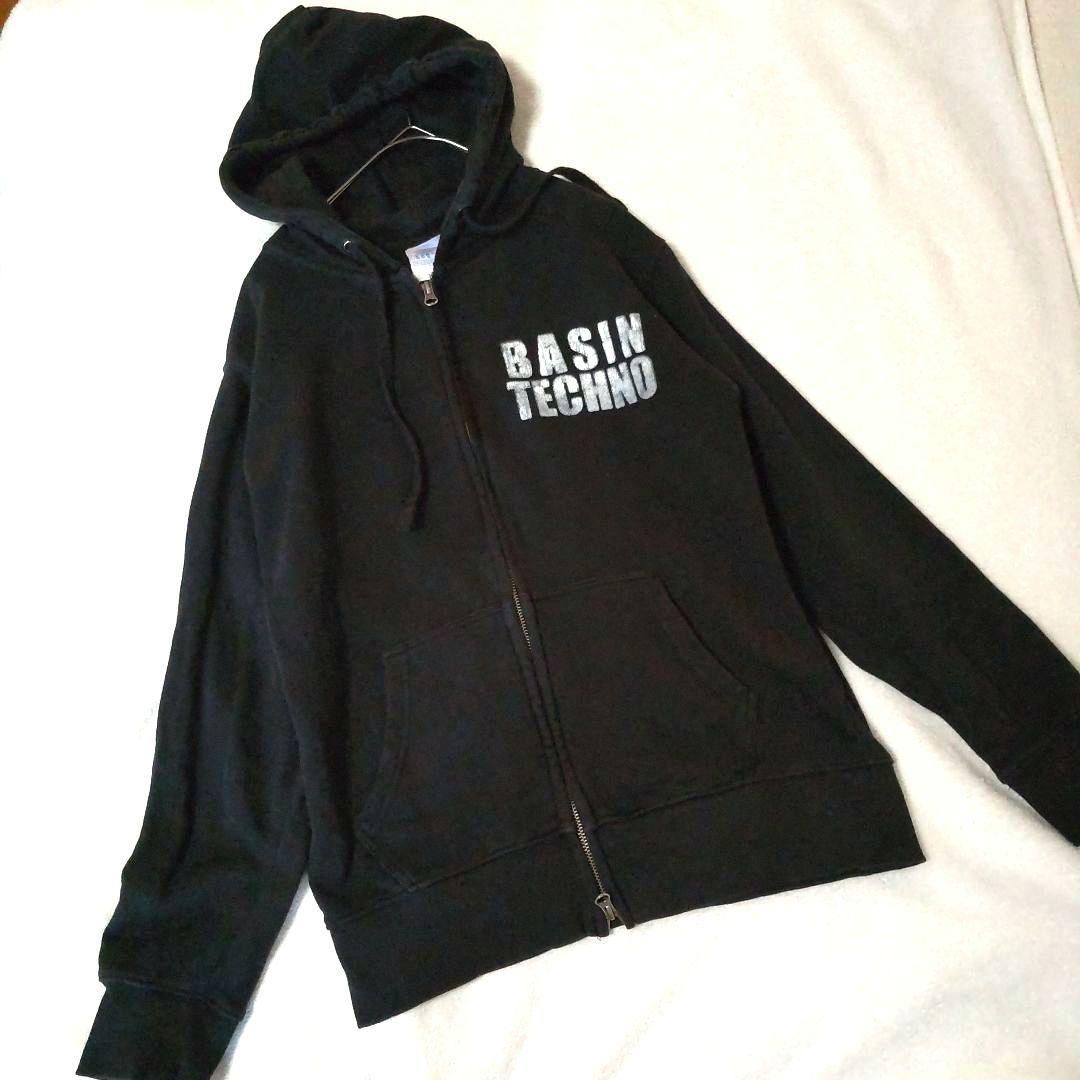 岡崎体育 BASIN TECHNO ジップアップパーカー ベイシンテクノ グッズ
