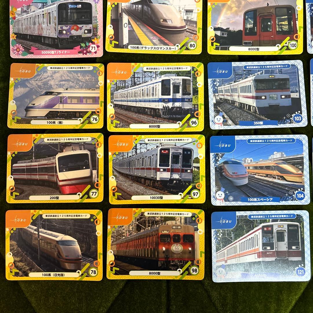 東武鉄道　電車カード