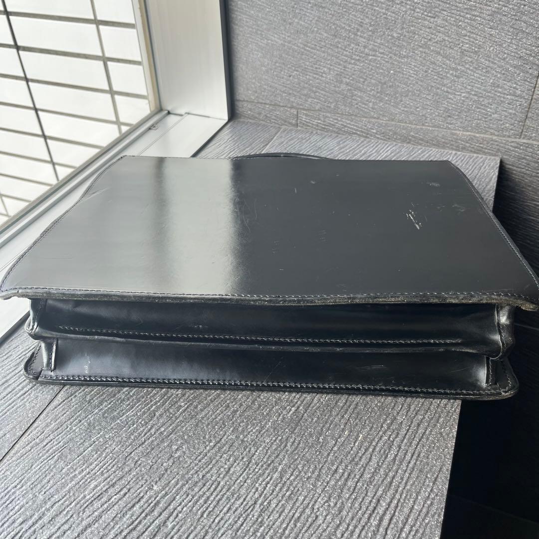 グレンロイヤル レザー ブリーフケース ダレス ブラック