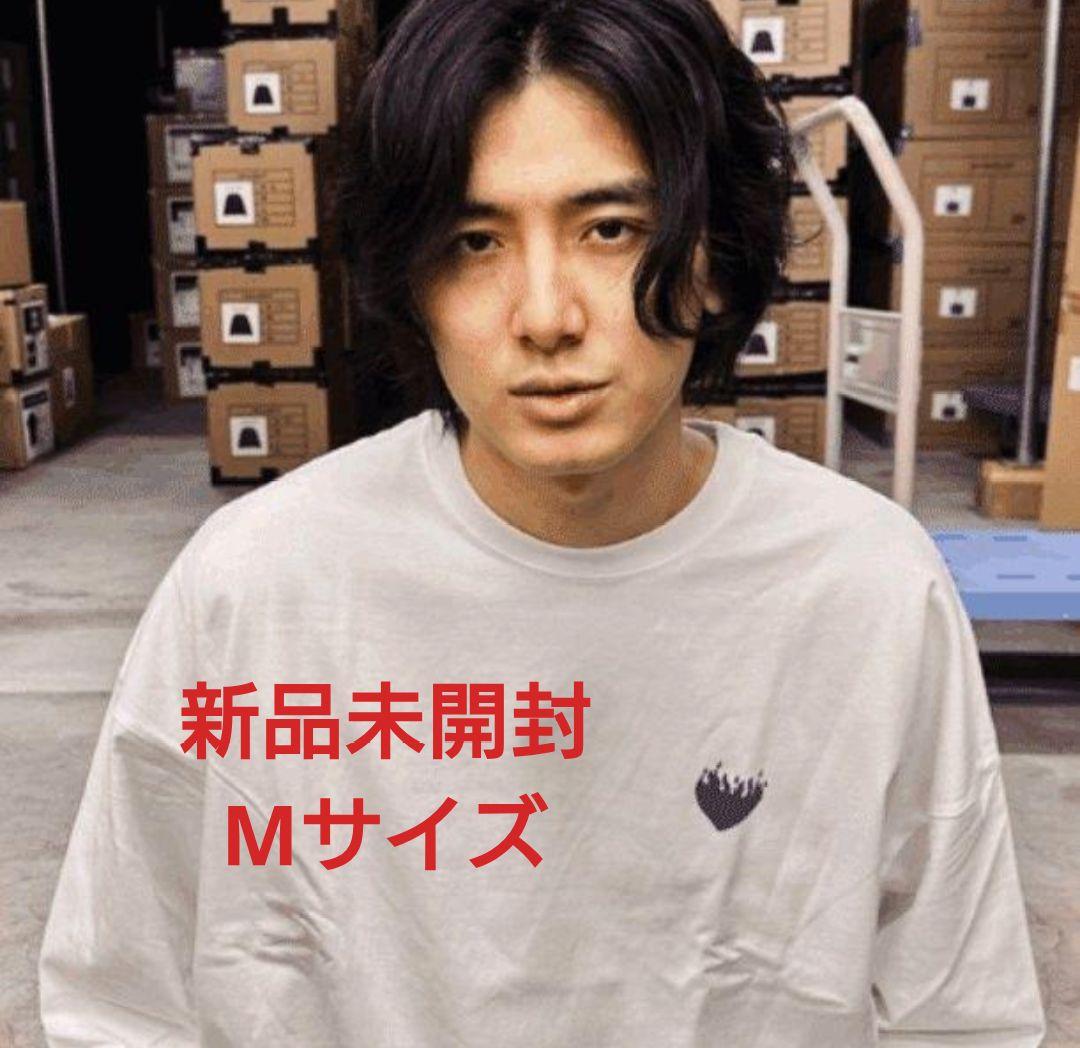 新品未開封】藤井風 燃えよロンT Mサイズ 白 新品未開封】藤井風