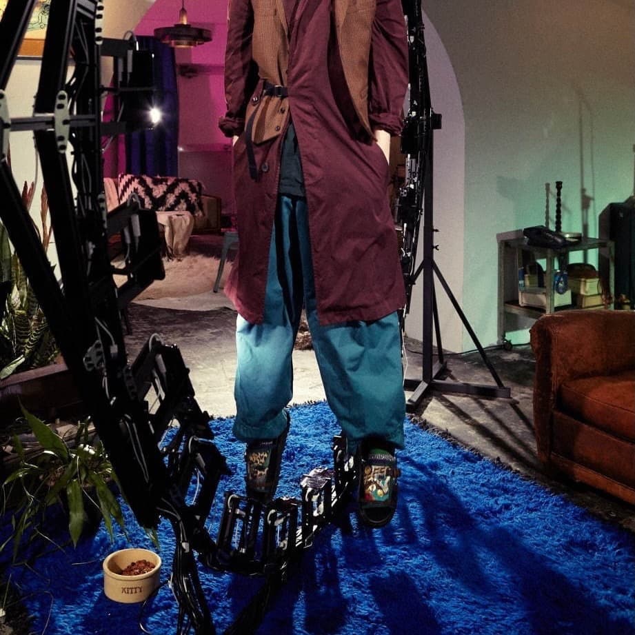 21SS kolor パッカリング ワイドパンツ kolor パッカリングパンツ 21ss