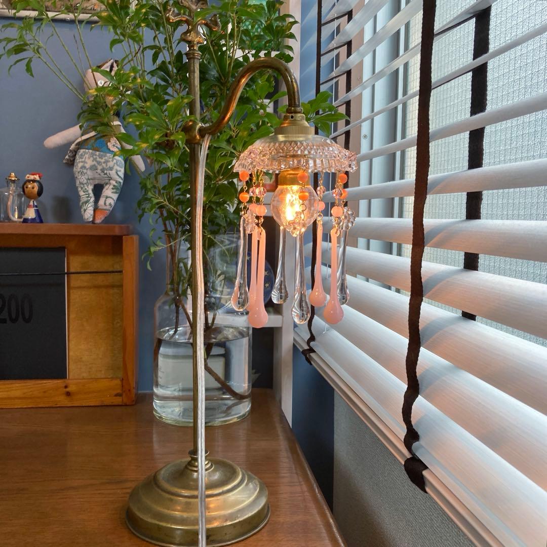 シャンデリア オパールセント フランス アンティーク 1920年