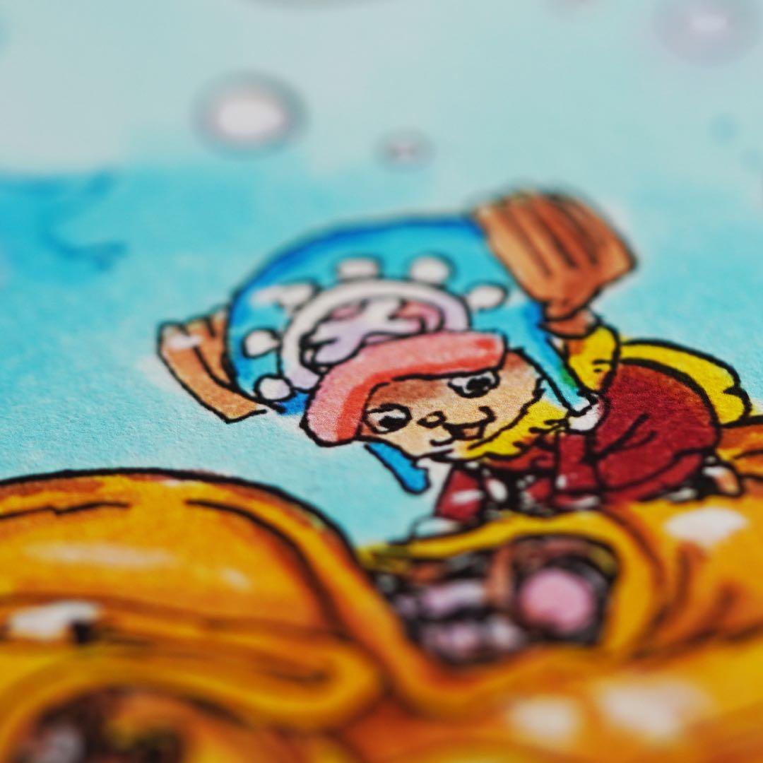 未開封】ONE PIECE マンガアート(NFT) 雪と狼