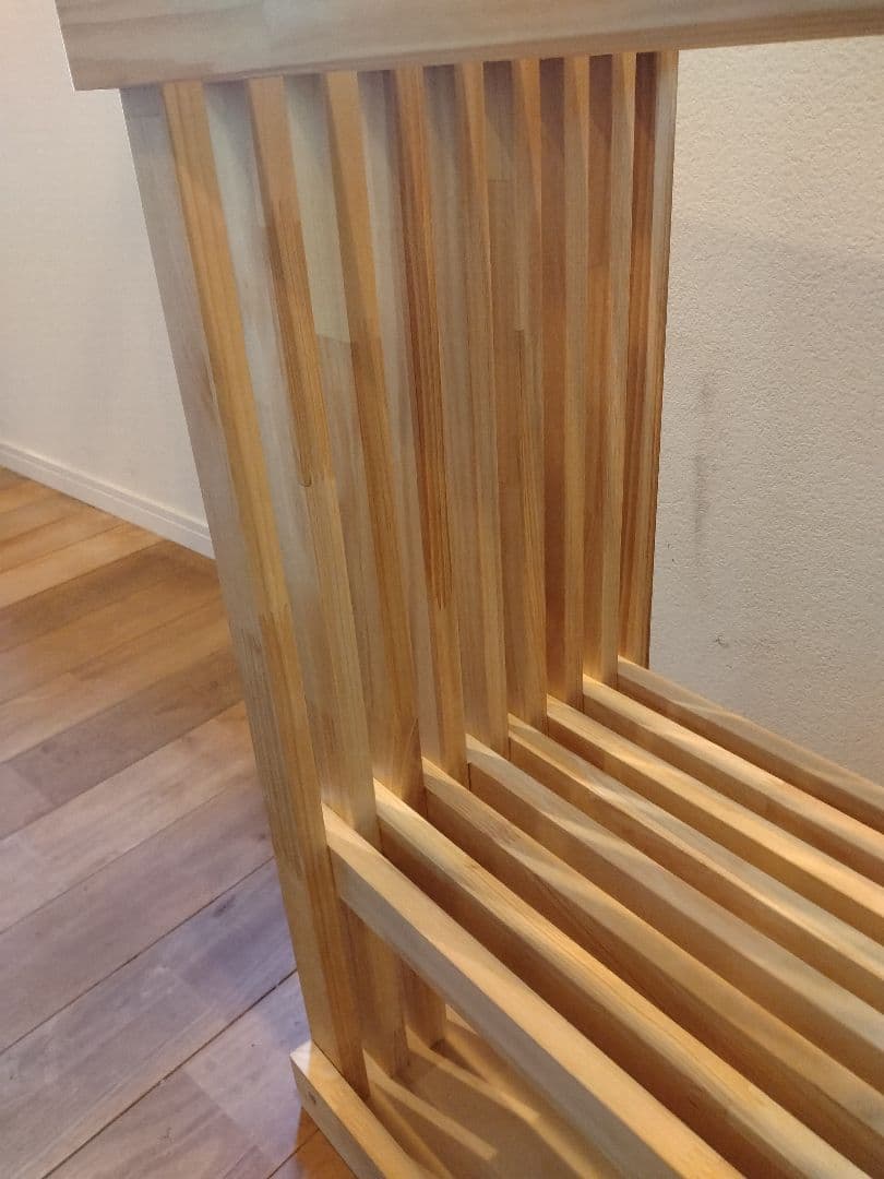 木製 ハンドメイド オーダー 水槽台 棚 シェルフ キヌカ