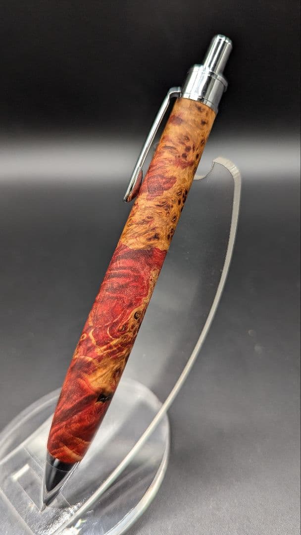 394ペン工房翌檜 スタビライズドウッドバーチバール 木軸シャーペン