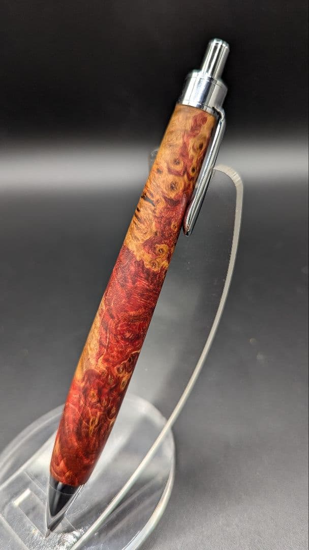 394ペン工房翌檜 スタビライズドウッドバーチバール 木軸シャーペン