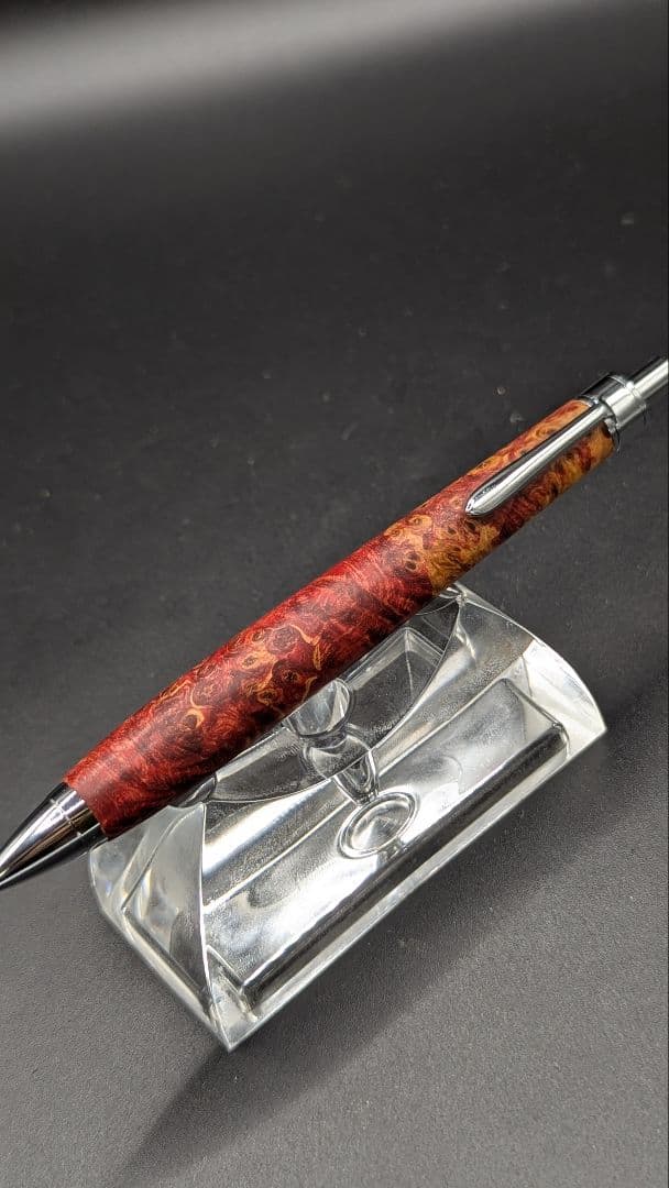 394ペン工房翌檜 スタビライズドウッドバーチバール 木軸シャーペン