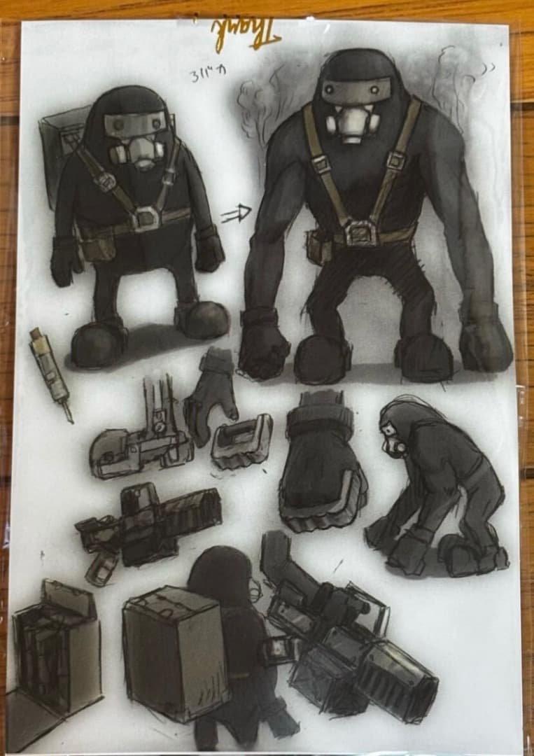 映画 JUNK HEAD 3バカちゃん ラバーキーホルダー