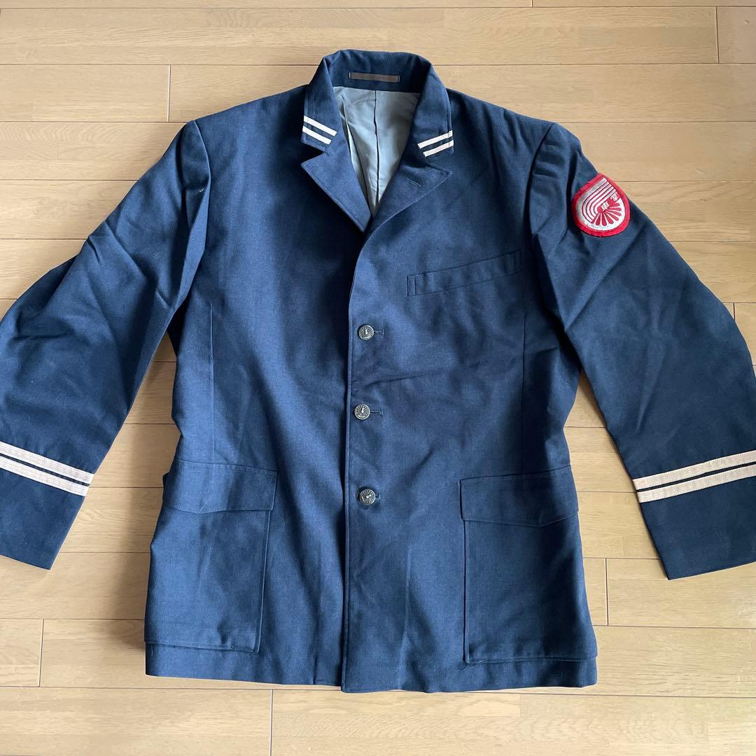 山芋　国鉄制服　新幹線車掌用　上着2着、ズボン2着セット