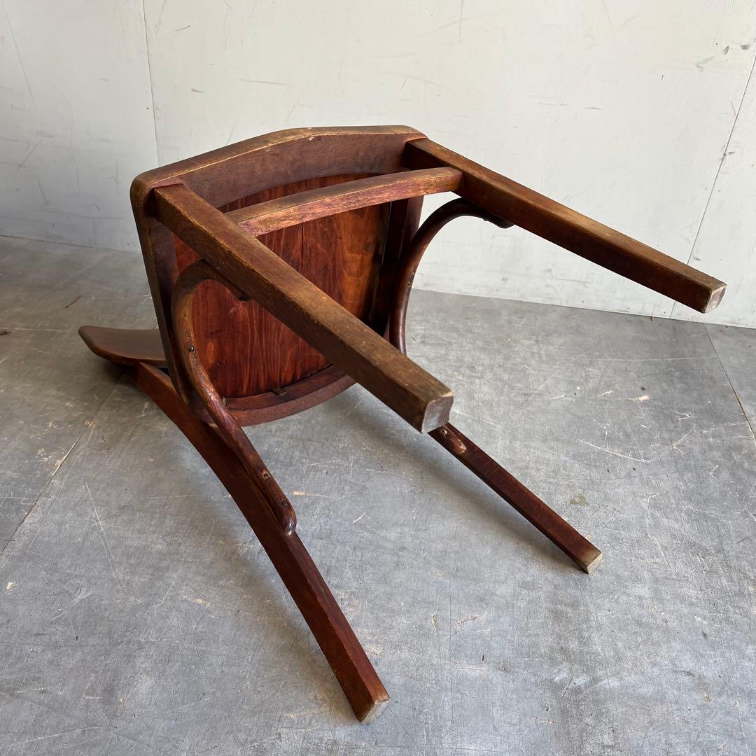 アンティーク 椅子 チェア スツール 置き台 飾り台 レトロ シャビー ①