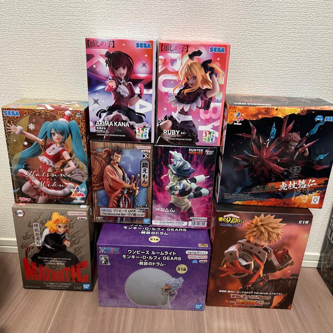 最新プライズフィギュア18個まとめ売り 新品 最新プライズフィギュア