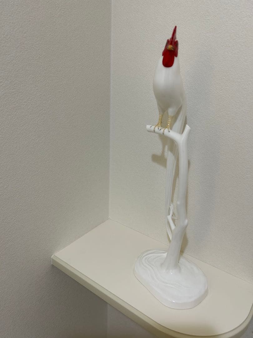 ノリタケ 置物オナガドリ(長尾鶏)