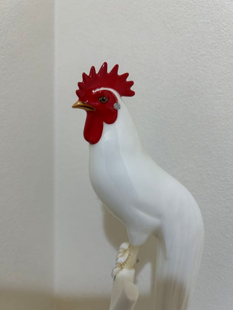 ノリタケ 置物オナガドリ(長尾鶏)