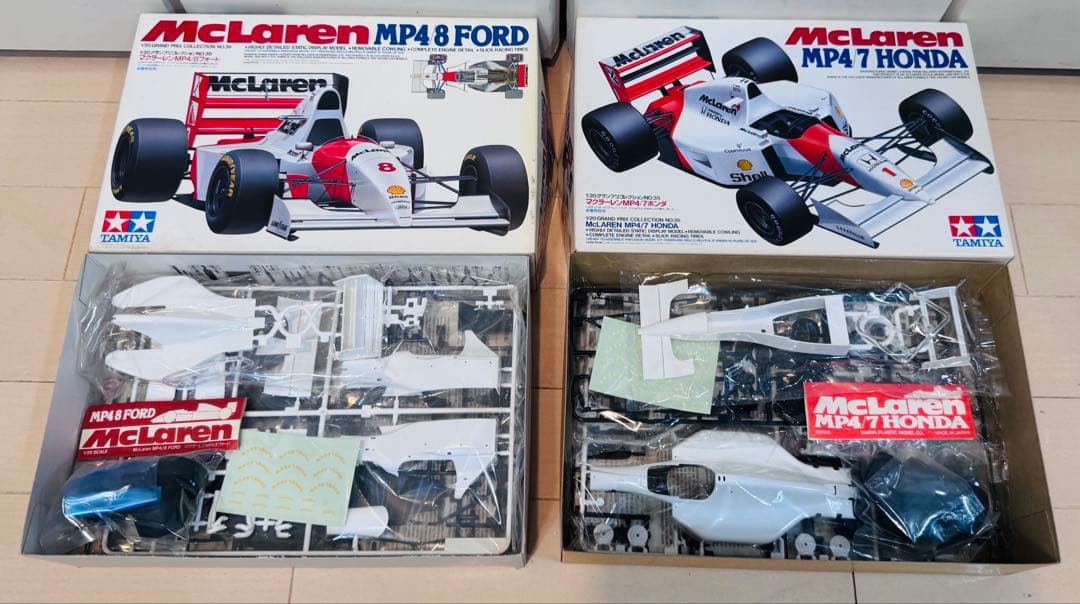 【未組立】 タミヤ　マクラーレン　ホンダ　フォード　4台セット　1/20