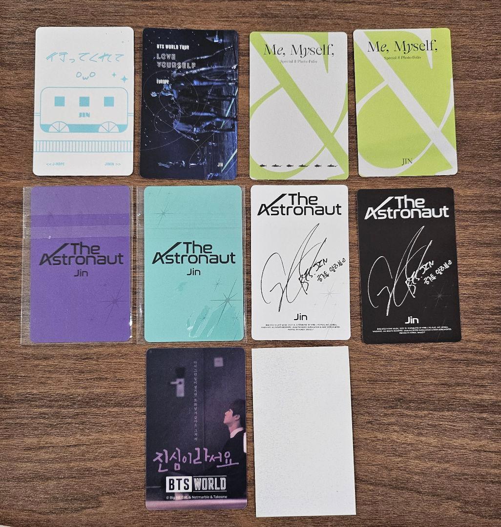 BTS ジン JIN  ヨーロッパ トレカ フォトカード ホログラム 特典