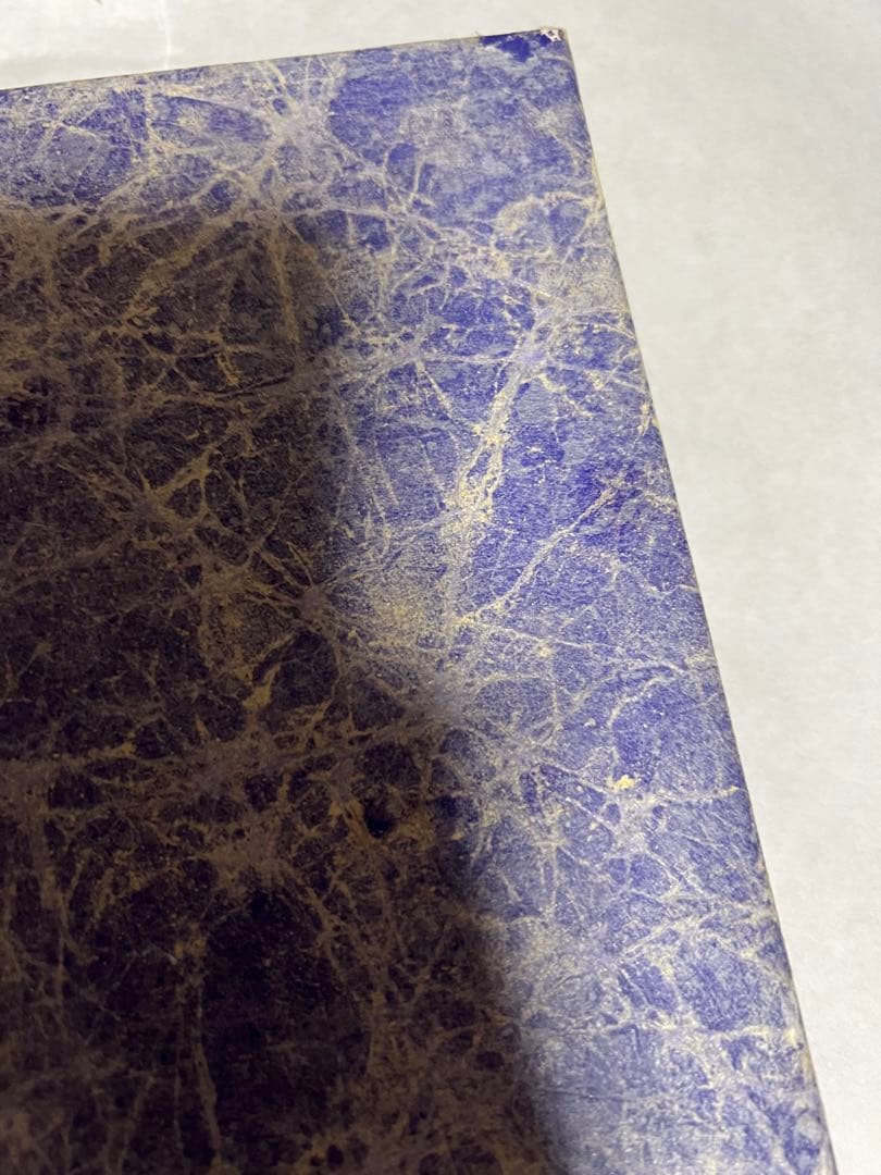 日本画　三枚セット　和紙　青　犬　人物　人