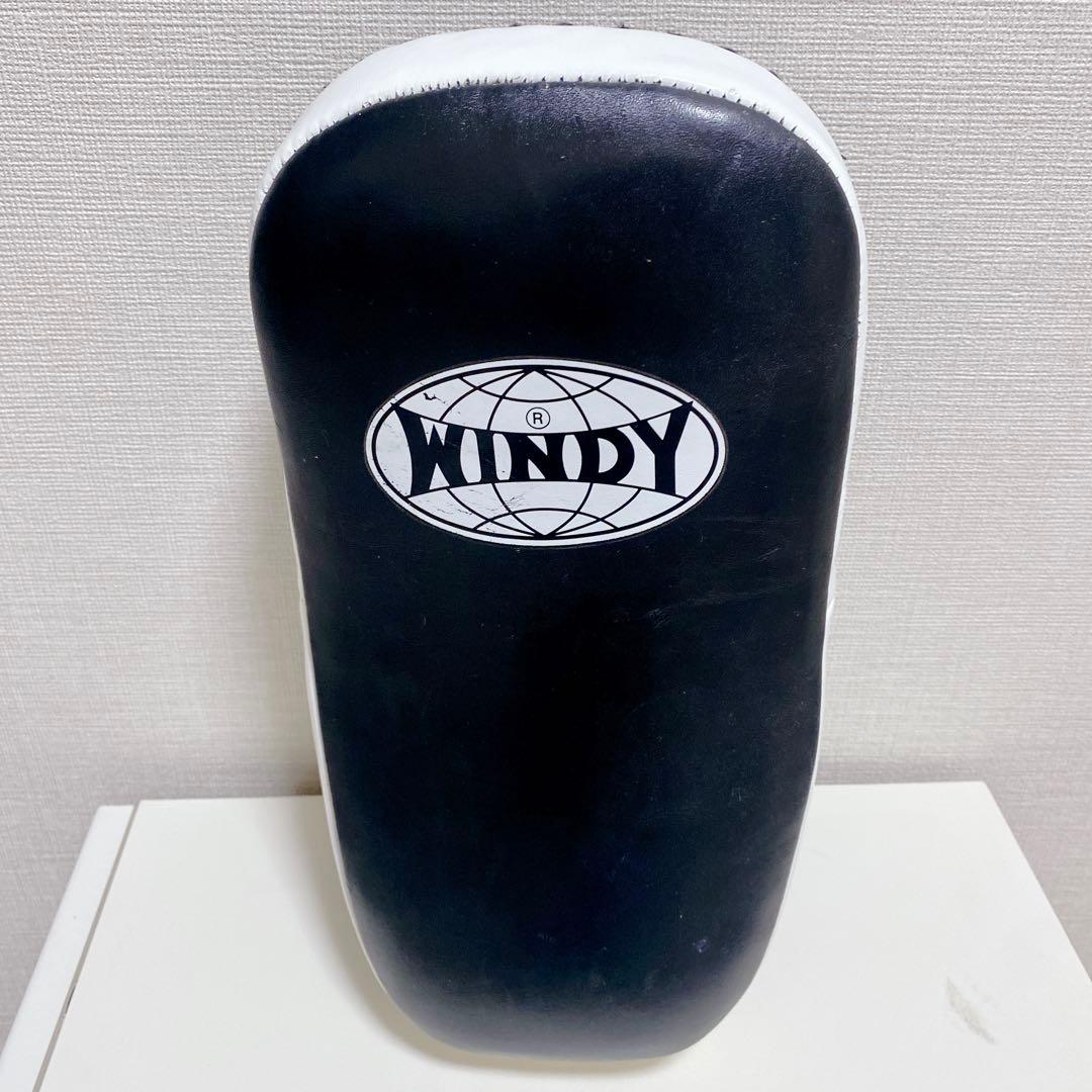 プロ仕様】 WINDY KP-8 キックミット 2個セット 本革製 牛革