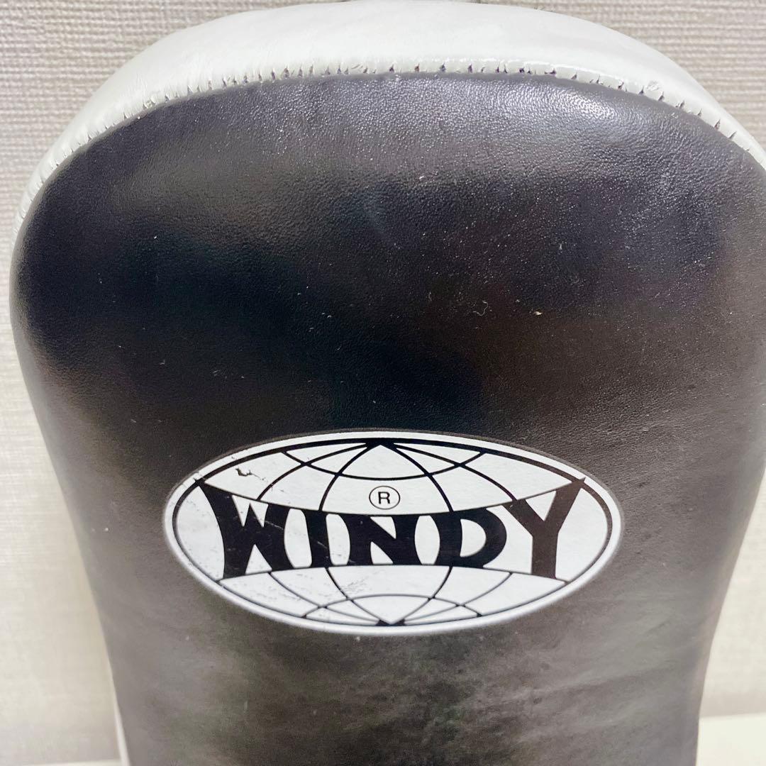 プロ仕様】 WINDY KP-8 キックミット 2個セット 本革製 牛革