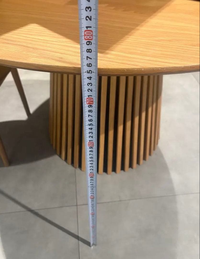 ダイニングウッドテーブルのみ 丸テーブル