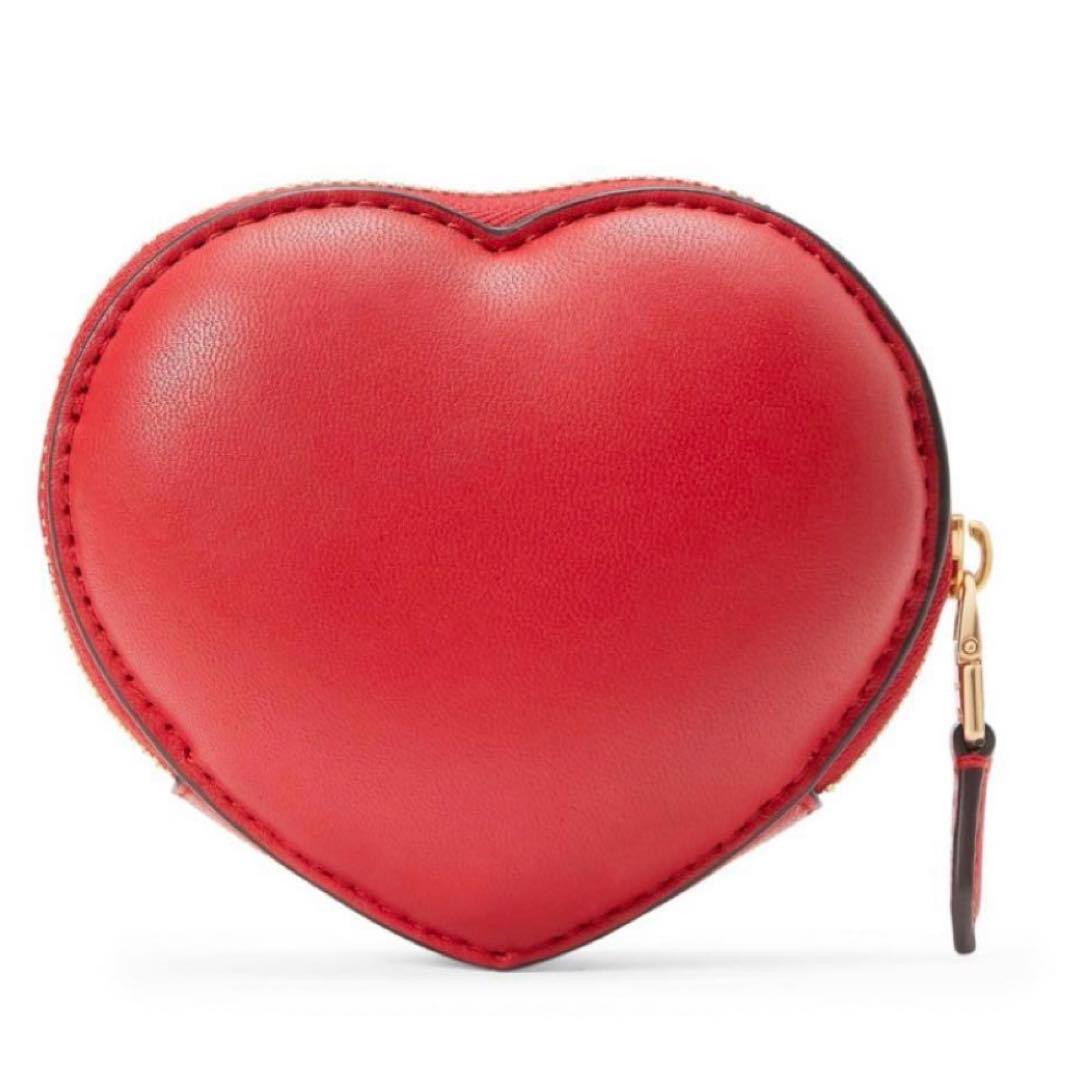 【完売商品】ケイトスペード アムールパフューム 3D ハート レザーパース