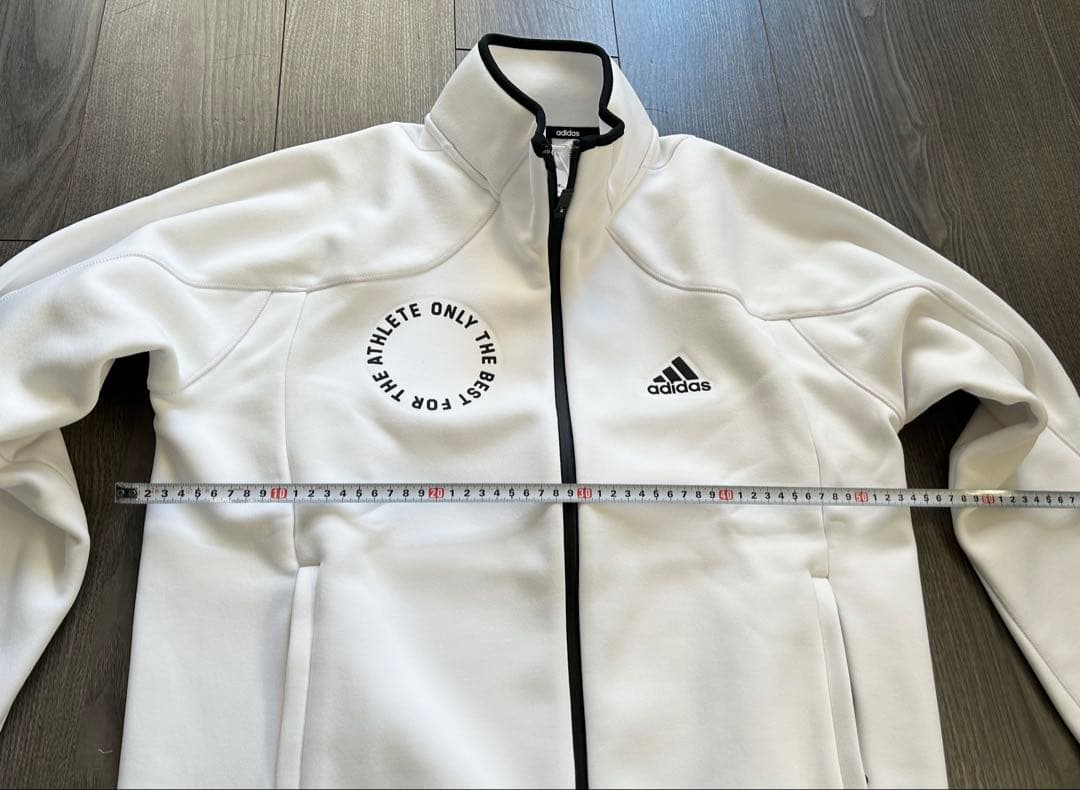 新品 adidas アディダス 上下 ダブルニット生地 秋冬ジャケットパンツ L