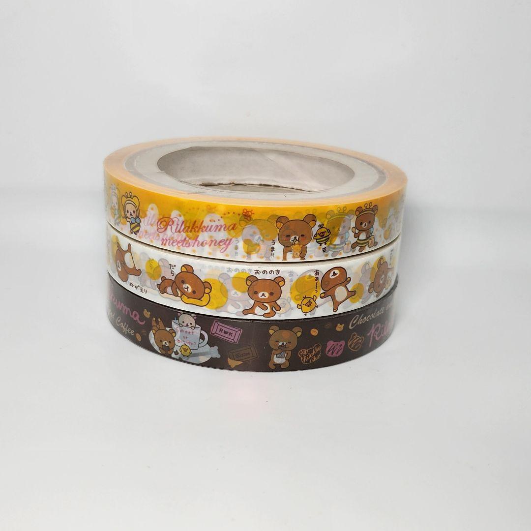 希少 サンエックス リラックマ セロテープ 柄 3個セット 未使用 平成