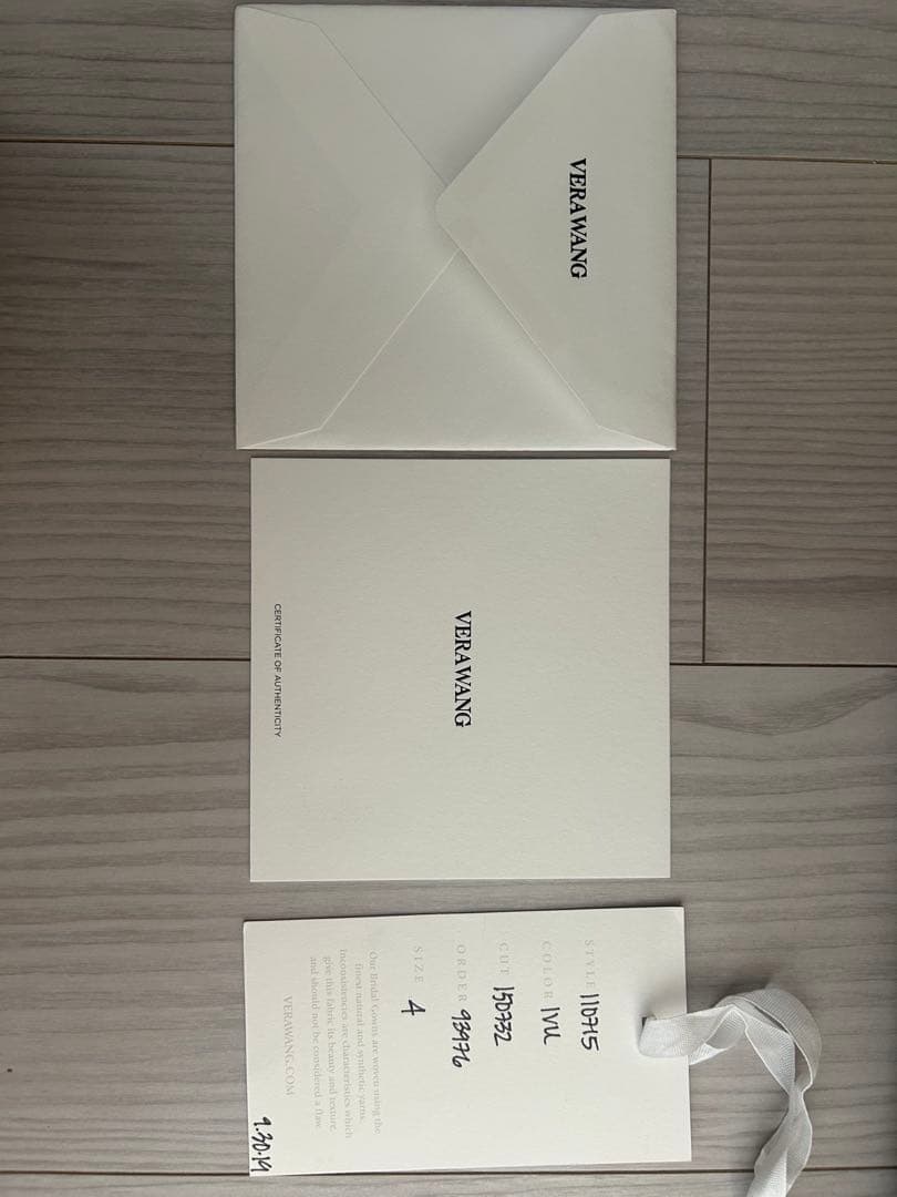 サキ様VERA WANG verawang octavia オクタヴィアUS4