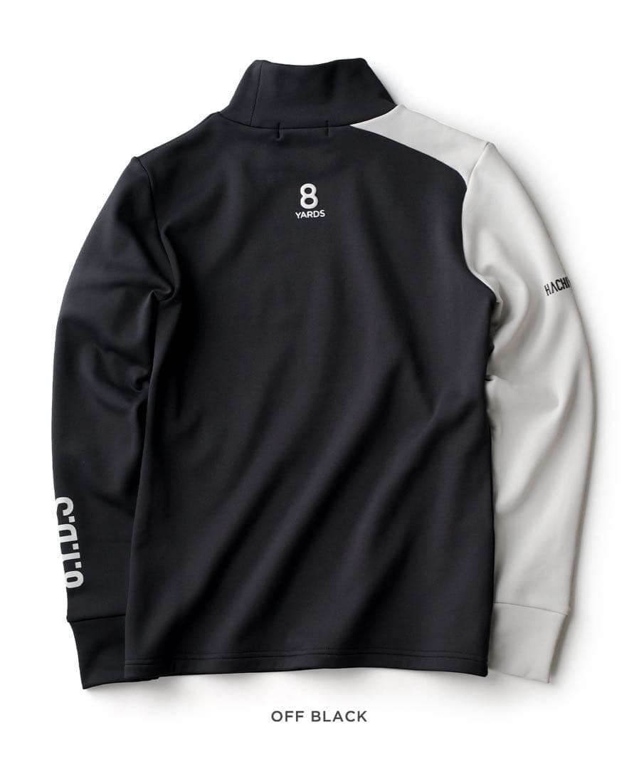 ［美品］HACHIYARDS ハイネックプルオーバー レディース S 黒白