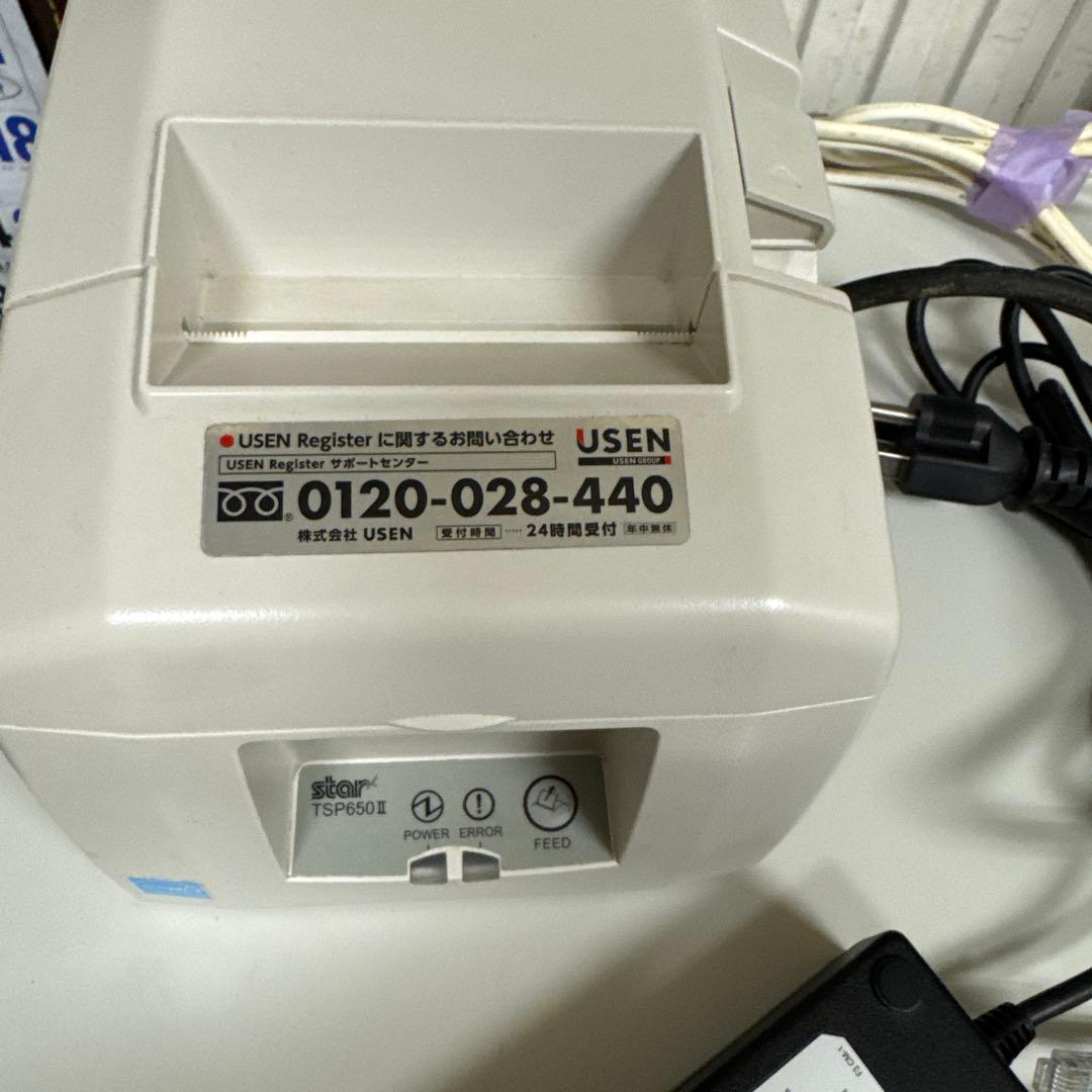 star TSP650II レシートプリンター キャッシュドロア 中古品 動作可 高