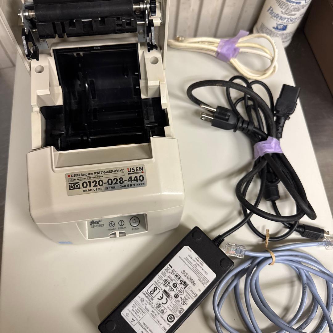 star TSP650II レシートプリンター キャッシュドロア 中古品 動作可 高