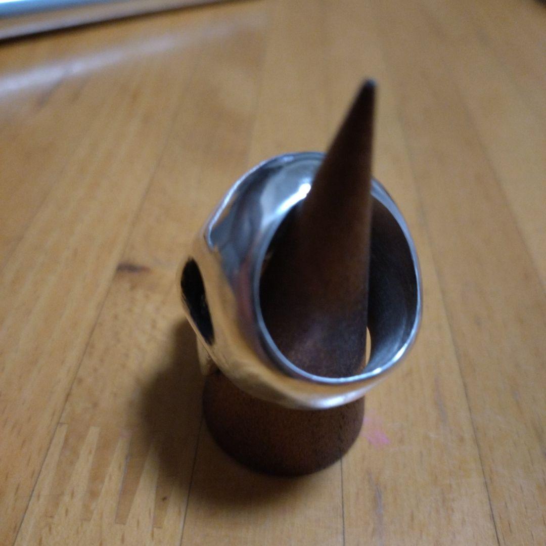 自作スカルリング スカルリング ラージ 自作 一点物 スカルリング