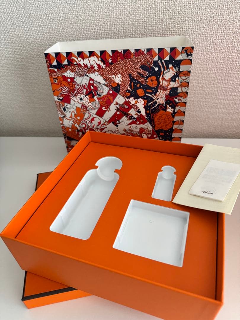 HERMES エルメス オレンジ ギフトボックス セット 空き箱 おまけ付き