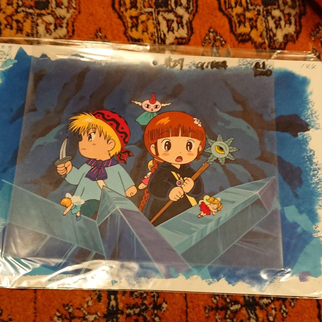 魔方陣グルグル「風景画セル画」 魔法陣グルグル セル画 ニケ&ククリ 魔方陣グルグル・敵キャラ「風景