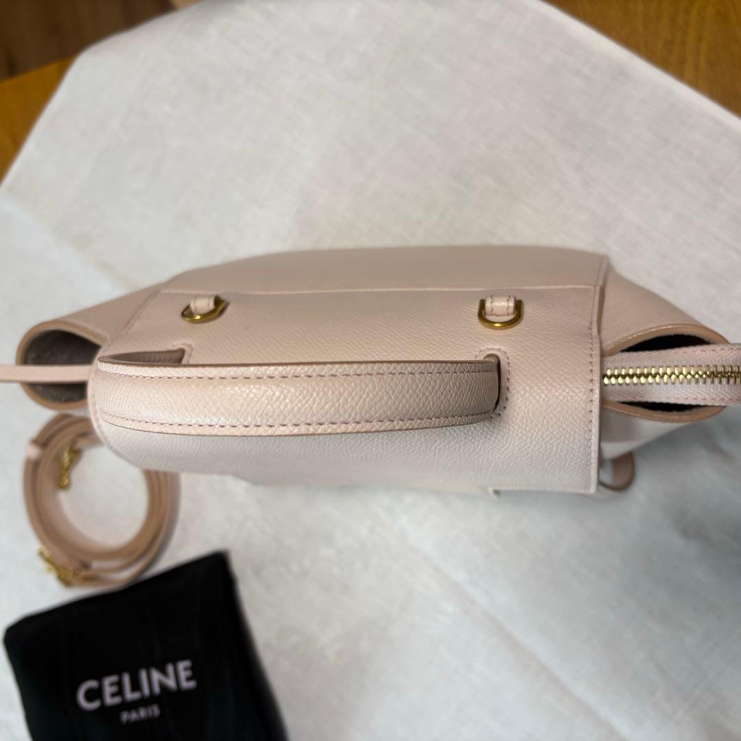 CELINE セリーヌ ショルダー ベルト ハンド バッグ マイクロ 2way
