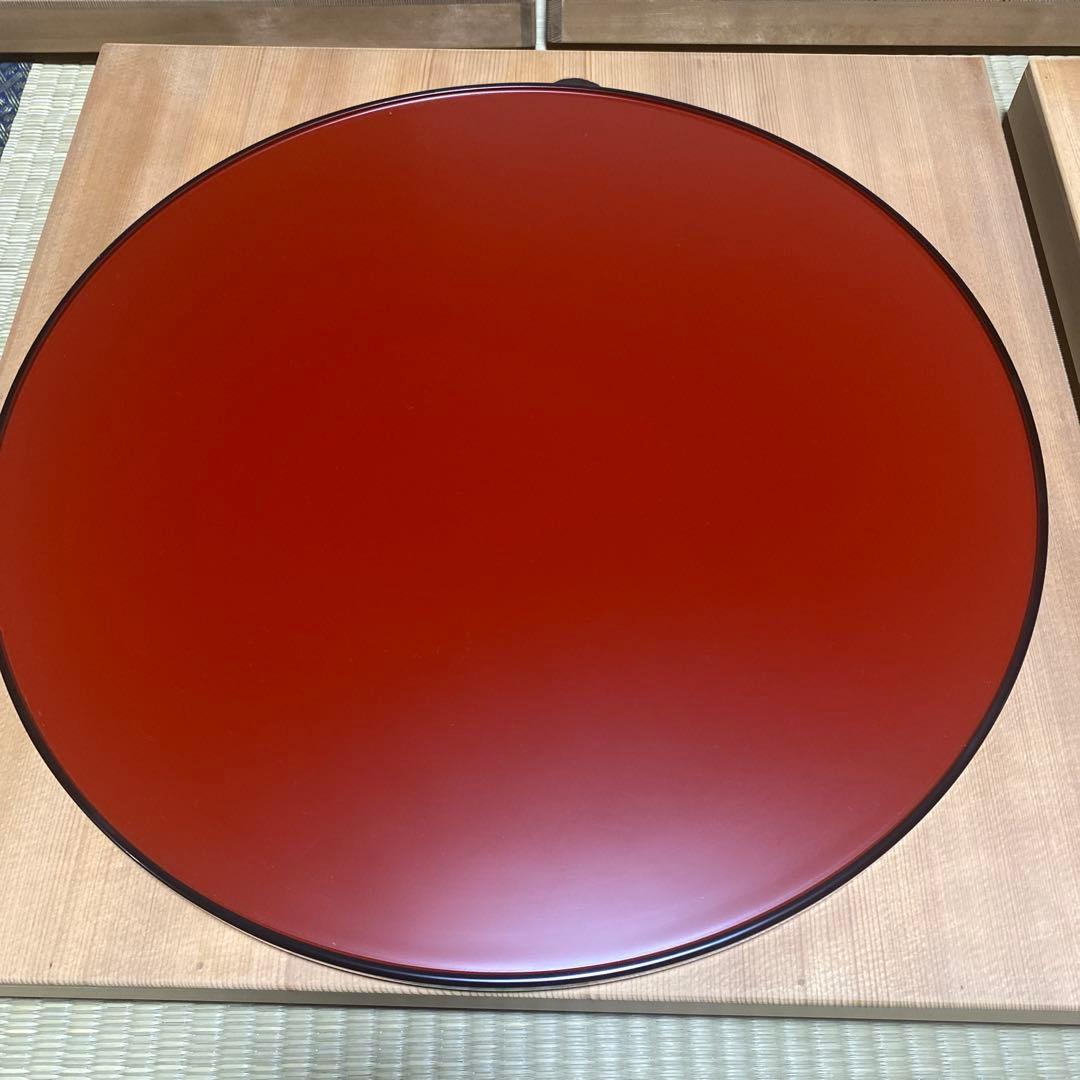 東大寺　二月堂日乃丸盆　5客