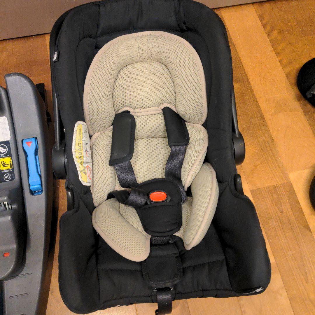 【美品フルセット】Joieチャイルドシート&ISOFIXベース&新生児パッド