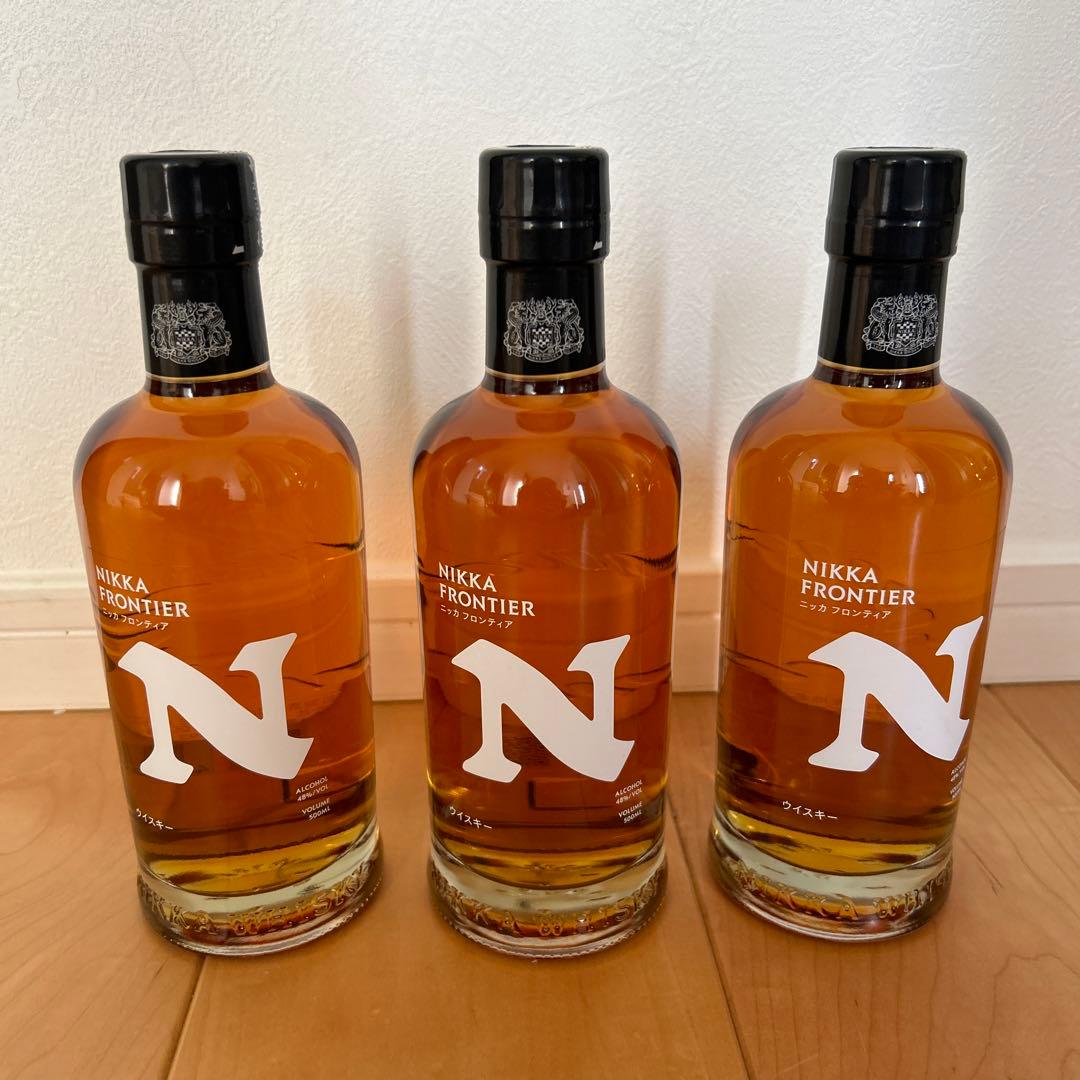 NIKKA FRONTIER ウイスキー 500ml 3本セット