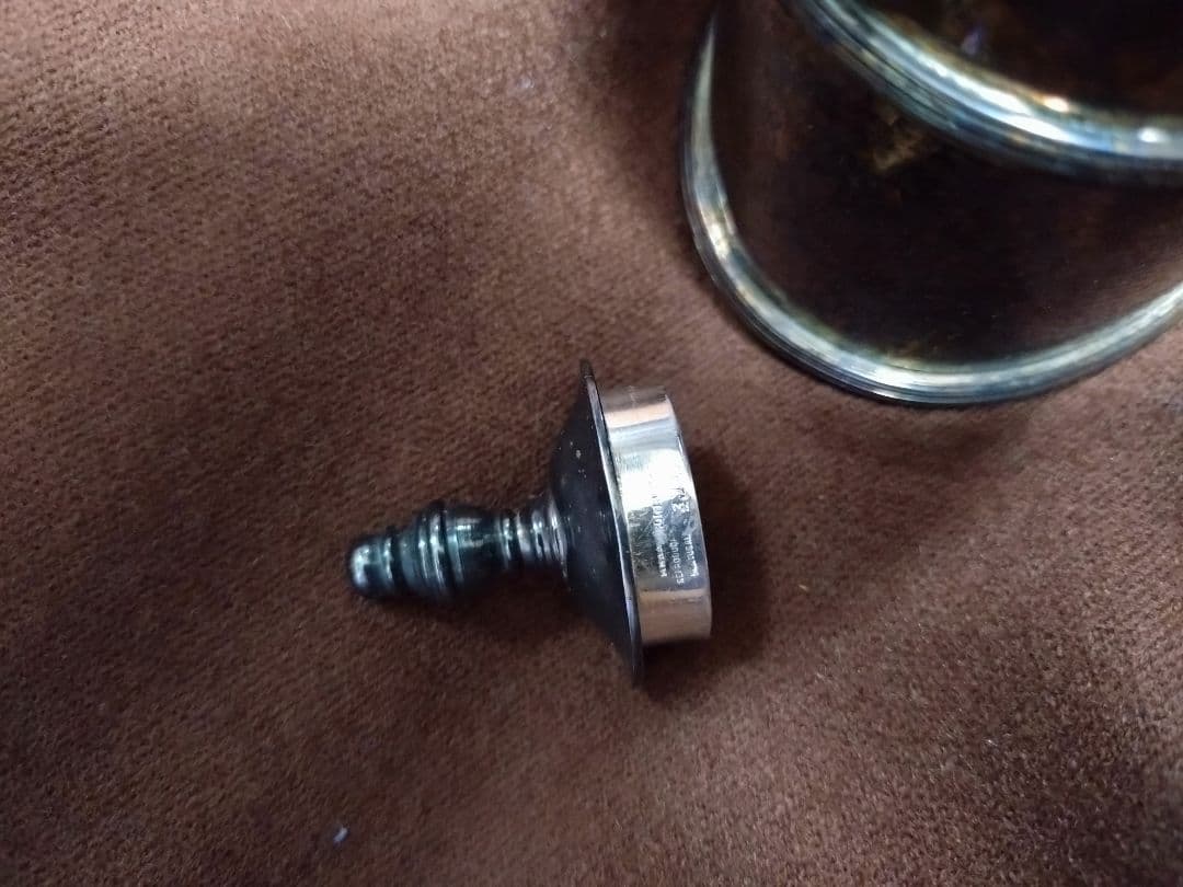 MNAA　ポルトガル　国立古美術博物館　シルバー金属製円筒形工芸品