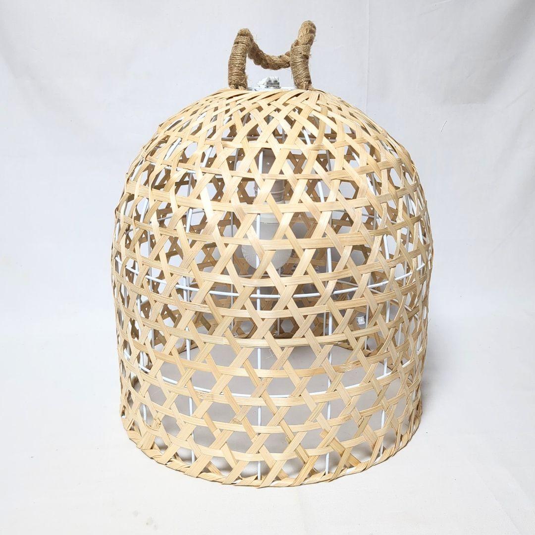 竹カゴ ランプ 吊り下げ照明 竹あかりシリーズ 竹カゴ ランプ 吊り下げ