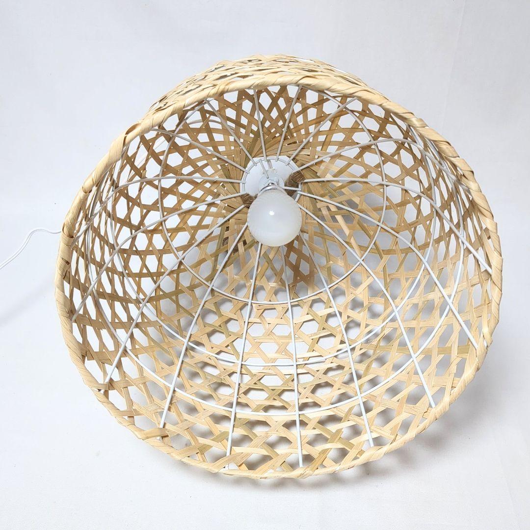 竹カゴ ランプ 吊り下げ照明 竹あかりシリーズ 天井 蛍光 灯