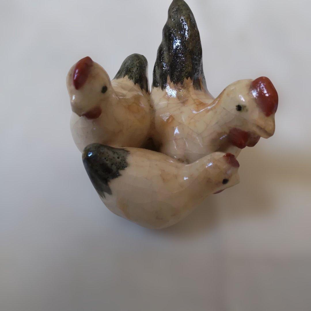 メキシコ オアハカ カラフルなトカゲ型陶器