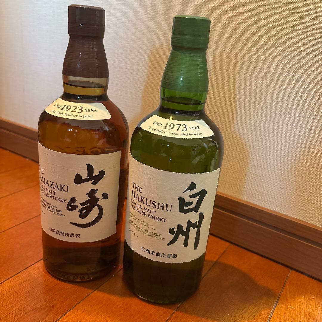 山崎NV 山崎12年 100年記念ボトル 2本セット 山崎12年 ＆ 山崎 12年